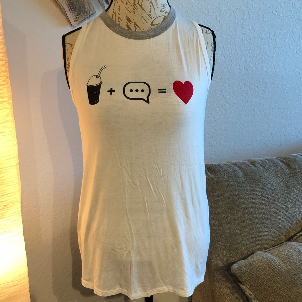 4[Ginger G] White text bubbles Tee